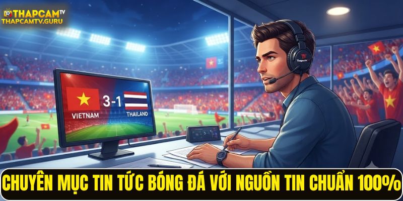 Chuyên mục tin tức bóng đá với nguồn tin chuẩn 100%