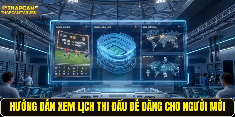 Hướng dẫn xem lịch thi đấu dễ dàng cho người mới