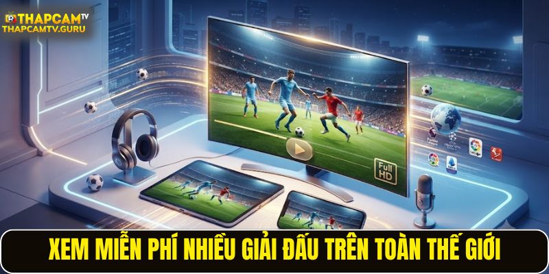 Xem miễn phí nhiều giải đấu trên toàn thế giới